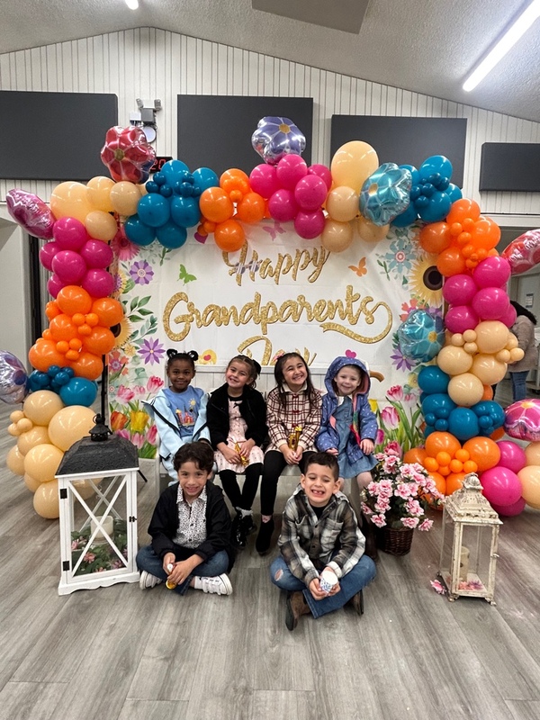 Grandparents visiting kindergarten